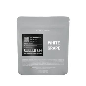 - WHITE GRAPE - 3.5G Grey Label Mylar